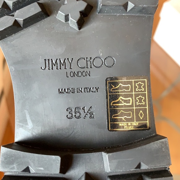 NEW Jimmy Choo Burrow Studded Chelsea Boots 35.5 - Picture 9 of 12